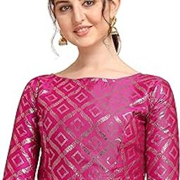 Women's Art Silk Solid Half Sleeve Fitted Blouse-21