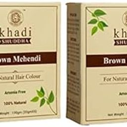 Khadi Shuddha Brown Mehndi For Natural Hair Color (200 gm)-image-39