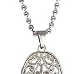 Hamsa Hand Silver Pendant for Men & Women-image-2