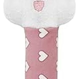pikipo Bunny Face Rattle Soft Toy(Plush) for Baby with Squeeze Handle for Squeaky Sound (Pink), Toddler-17