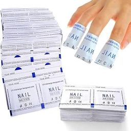 50 Pcs Gel Polish Remover Pads Foil Nail Art Cleaner DIY Nail Foil Gel Wraps Manicure Accessories Nail Care-3