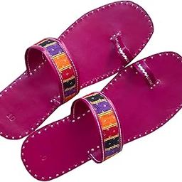(A Gujarat Govt Enterprise Women's Magenta Leather Footwear(GGCHNLF01)-image-70