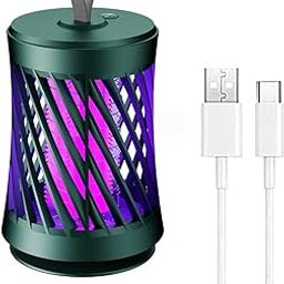 Mosquito Killer lamp Indoor Insect Trap Portable Killer Eco Friendly Electronic,Home Protector Mosquito Killer lamp for USB Powered Mosquito Killer Bug Zappers (Mosquito Killer Lamp, Black)-12