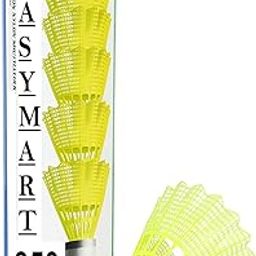 EASYMART 350 Green Cap Nylon Shuttlecock (Yellow)-picture-18
