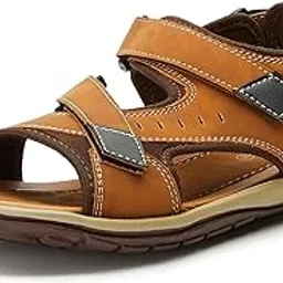 centrino Men's Sandal |Fisherman EVA Sandals with Cushioned Insocks, Hook & Loop Strap | Trendy and Sporty Design, Premium Upper, Closed Sandal - For Spring Summer Travelling, Walking (2332)-picture-0