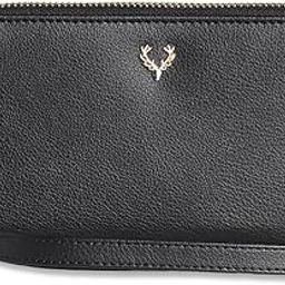 Women Polyurethane Black Casual Wallet-19