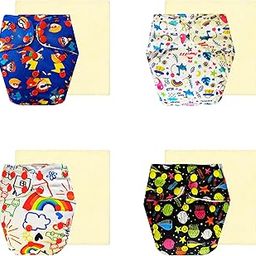 Dumbledo Elite Cloth Diaperwith Magical Soaker (Pack of 4) | Dry Feel and Comfortable | Breathable | Travel Friendly | Everyday Diapering Essential | 3 Months – 3 Years | Unisex Baby-picture-13