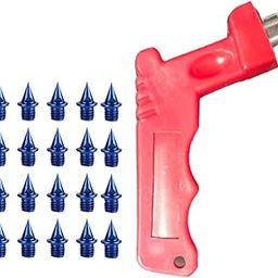 SAZ DEKOR 20 Pieces Track Shoe Spikes for Outdoor Short Distance Running Sprint Sports Blue-image-51