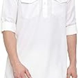 Mens Cotton Blend Kurta - Elegance for Festivals & Ethnic Events-image-34
