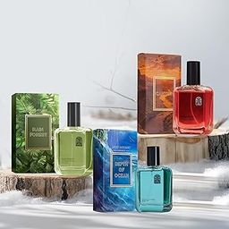 Combo Pack of 3|Depth Of Ocean-RainForest-Canyon|Parfum|Long-Lasting|Premium| Eau de Toilette - 150 ml-11