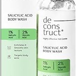 Deconstruct 1% Salicylic Acid Body Wash with 2% Glycolic Acid | Prevents Body Acne, Rough & Bumpy skin | Deeply cleanses skin | Shower gel for Women & Men- 200ml-11