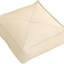 LR Decor E-Shop Floor Pillow Decorative Square Floor Cushion for Balcony Indoor Outdoor Yoga Beige-image-14