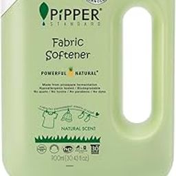 PIPPER Standard After Wash Fabric Softener (Fabric Conditioner) Natural 900ML | Hypoallergenic, Quat-Free, Natural Softening from Soy Lecithin & Pineapple Fermented Fluid, Prevents Static (900 ml)-picture-1