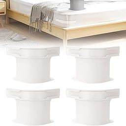 Lock Sheet Holders - 4Pcs Bed Sheet Gripper for Corners Suitable for Queen&King Size Bed, Durable ABS+PP Material - Perfect for Fitted Sheets, Mattress Pads & Waterproof Covers-picture-0