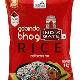 India Gate Raw and Aged gobindobhog Rice 1kg-25