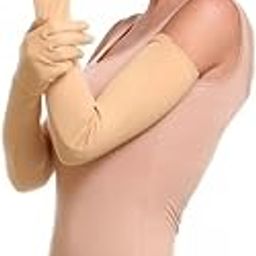 Ladies Full Hand Gloves and Sun Protection Beige Gloves Women (1 Pair)-image-83