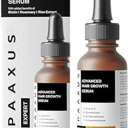 PAAXUS Hair Growth Serum – 30mL | 3% Redensyl, 4% Anagain, 3% Baicapil, 1% Capilia Longa | Anti Hair Fall & Regrowth Treatment for Men & Women | With Rosemary, Biotin & Rice Extract-image-24