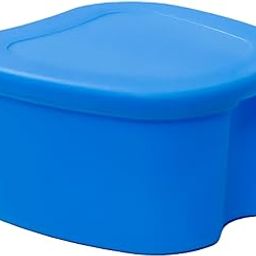 Snow White Denture Box | Dental Orthodontic Retainer Case | Teeth Storage Box, Denture Storage Case (Royal Blue)-9