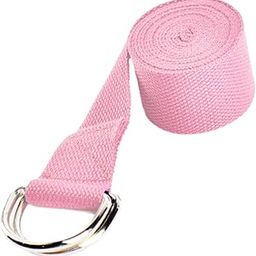 LOOM TREE® Resistance Belt Pilates Rope D Ring Buckle Exercise Band for Outdoor Fitness Pink | Fitness, Running & Yoga | Yoga & Pilates | Yoga Straps-image-58