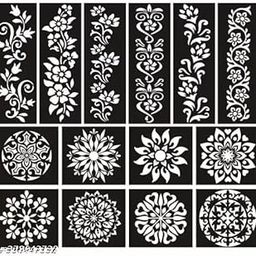 JMC Unique Mehndi Stencil Mehendi for bridal | Henna Tattoo for Women, Girls and Kids | Easy to use in just 4 Steps | Mehandi Sticker | Mehandi Design Sticker Stencil ts43+s50+s45+s34 (Mehndi Design-1)-image-7