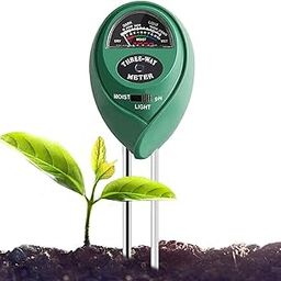 Wolblix Soil pH Meter, 3-in-1 Soil Tester Kits with Moisture,Light and PH Test for Garden, Farm, Lawn, Indoor & Outdoor (No Battery Needed)-image-81
