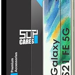 Military-Grade Gorilla Tempered Glass Screen Protector for Samsung Galaxy S21 Fe (6.4 Inch) With Installation Kit | Edge to Edge Coverage | Black-12
