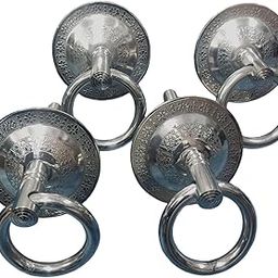 Kriya Home Decor Pure SS HI-Quality Heavy Duty Bottom KADA for Patio JHULA, Life TIME WARRENTY, KADA Patio Swing, Hammock Swing16MM Rod with Weight Capacity of 800KG, (Pack of 4PCS)-image-41