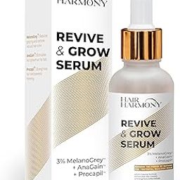 Anti Grey Hair Darkening & Growth Serum, 50ml | Limits Hair & Beard Greying | Promotes Growth | With Arcolys, Melano Gray, Biotin & Bhringraj For Both Men & Women | (50ml)-5