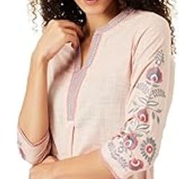Women's Cotton Blend Solid Regular Kurta-55