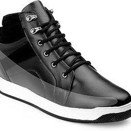 Men's 3.1 Inch Hidden Height Increassing Casual Sports Lace-up Boots-image-95