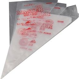 Happy Chef Polythene Icing Piping Bags, Medium, Silver(Pack of 100)-14
