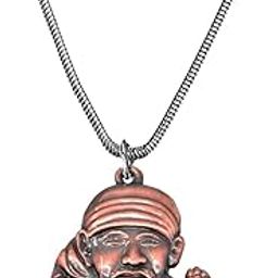 Lord Sai Shirdiwale Locket with Snake Chain Pendant For Men,Women-image-90
