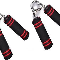 Facto Power Pack of 2 (One Pair) Hand Gripper Wrist Exerciser Fitness Foam Hand Grip for Gym Stretching Hand strengtheners for Men Women-image-79