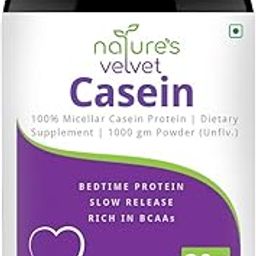 Natures Velvet Lifecare 100% Casein Protein, Vegetarian and Natural, 1000 gms - Pack of 1-picture-19