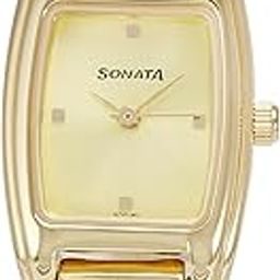 Quartz Analog Champagne Dial Stainless Steel Strap Watch for Women-NS8103YM01-picture-47