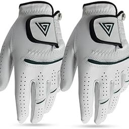 Viper Golf Men's TourTuf 2.0 Cabretta Leather Glove - Left Hand - Pack of 2 (Medium, White)-image-77