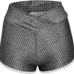 Meadawgs®Women High Waist Yoga Shorts Home Gym Sports Fitness Gray XL|Clothing, Shoes & Accessories | Womens Clothing | Shorts|1 Piece High Waisted Yoga Shorts-image-6