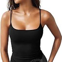 Ultra Soft Premium Feather Touch Cuddle TEE Micro Fibre Spaghetti Tank Tops for Women-image-60