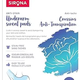 Sirona Disposable Underarm Sweat Pads for Men and Women - 80 Pads | Peel-off | Prevents Stains, Absorbs Sweat & Unpleasant-picture-19