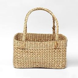 Habere India-All the Cultures Fabricating India Gift hamper baskets | decorative storage baskets | clothes storage baskets | Fruit baskets (Rectangular_10*8 * 5 Inches)-7