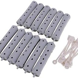 CALANDIS™ 2x12pcs Hair Curler Clamps Hairdreser Perm Rods Hair Styling DIY 9 x 2 cm | Hair Care & Styling-43