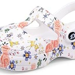 Women's Classic Casual Clogs/Sandals with Adjustable Back Strap for Adult | Comfortable & Light Weight | Stylish & Anti-Skid | Waterproof & Everyday Use Mules for Girls & Ladies D-512-22