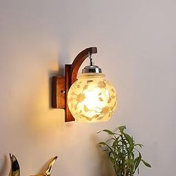 Mahganya Industries Designer Home Decorative Modern Wall lamp for Living Room, Bedside, Bedroom, Decorative Light for Indoor Application Without Bulb Round lamp 901-image-19