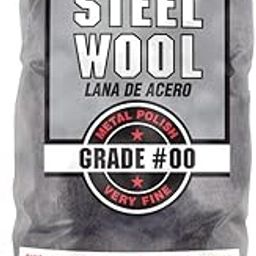Homax Rhodes American Metal Polishing Steel Wool, Very Fine Grade #00, 12 Pads-26