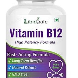 Ayurvedic Vitamin B12 Capsules with D3 for Improved Absorption - may support Energy & Metabolism Naturally - Potent Formula for Optimal Health - 30 Capsules. Effective in Each Pack-image-55