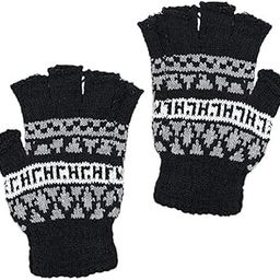 MOOLYAVAAN Products Finger Cut Winter Gloves for Girls Cut Finger Woolen Bike Riding Gloves-image-42