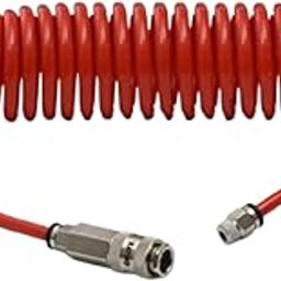 KAYMO HUR050805 Heavy Duty Industrial Use Polyurethane Pneumatic Air Compressor Tubing PU Hose Tube 5 meter | S3320SF Coupler 1/4" Female Socket | Connector JPC0802 Quick Fittings Size: 1/4" X 8 MM-image-62