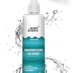 The Body Reserve Magnesium Oil Spray 200ml- Topical Spray Magnesium Oil For Feet, Muscle Relaxation, Deep Sleep Support, Recovery From Cramps, Fitness-27