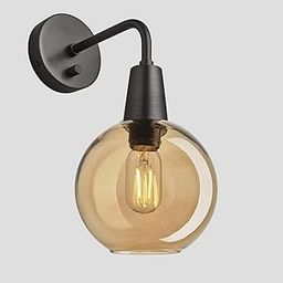 Chandni Decor Indoor Wall Lamp Luster Glass Cage Home Decorative Retro Design Globe Wall Light, 7 Inch, E27 Holder (Bulb Not Include)-25