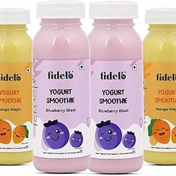Fidelo Yogurt Smoothie Blueberry Blast and Mango Magic (Pack of 4)-20